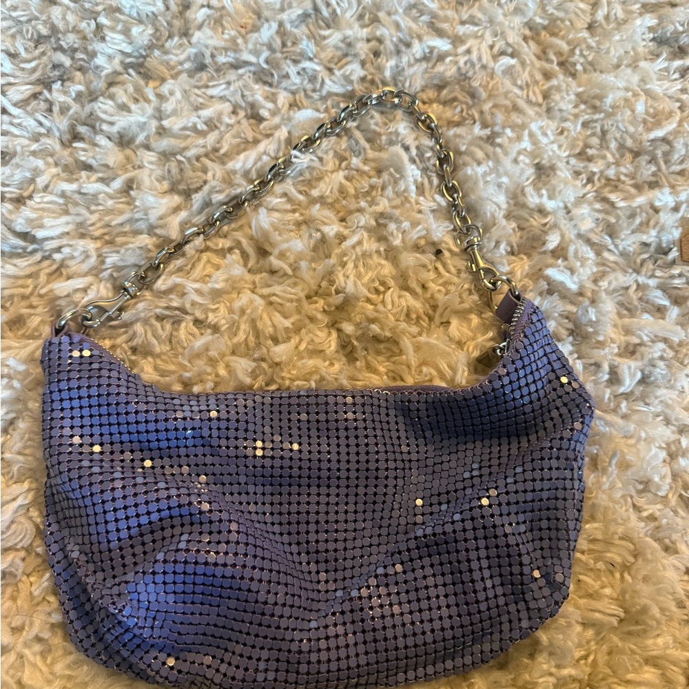 Urban Outfitters Purple Chain Shoulder Bag